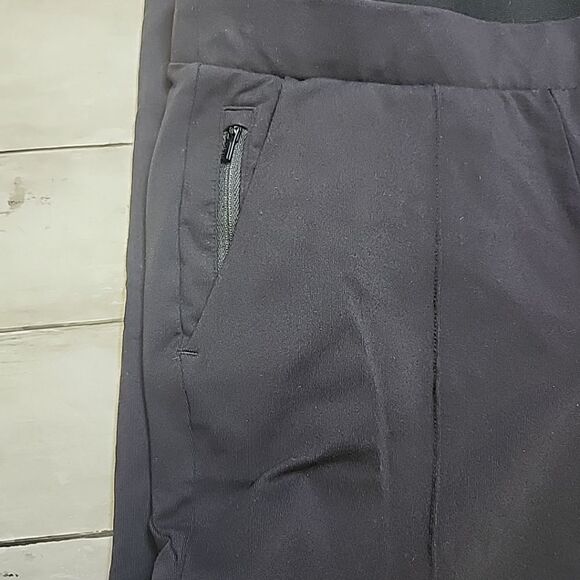 Athleta Venice Pintuck High Waisted Ankle Pants Pull-On Work Casual Black XS - Picture 2 of 13